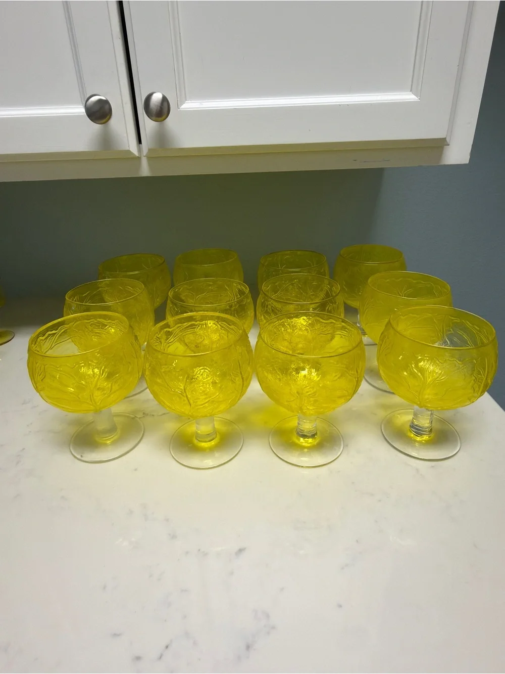 Sigma Tastesetter Secla Vintage Lemon Cabbage Goblet - Set of 12